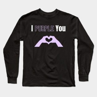 BTS | I purple you | Army | love BTS Long Sleeve T-Shirt